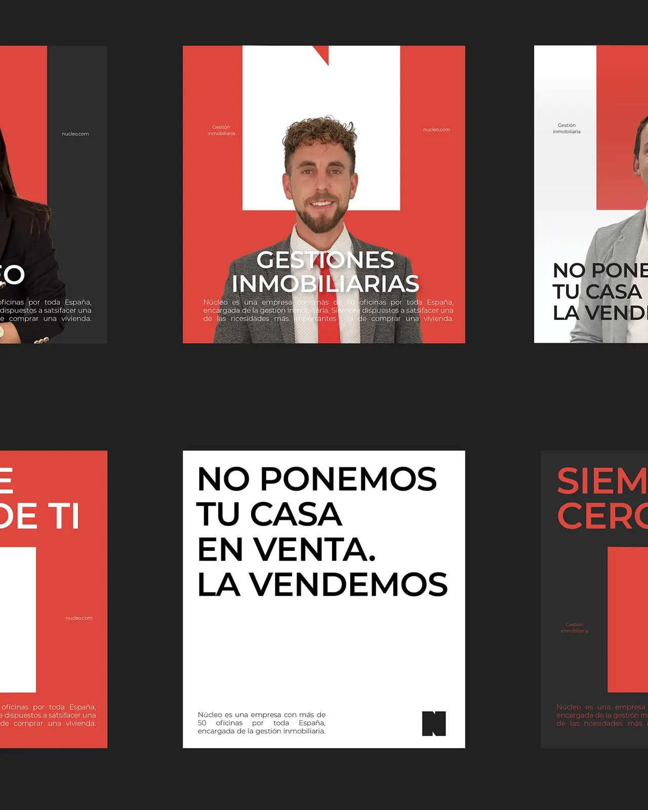 Núcleo: parrilla de publicaciones para redes sociales